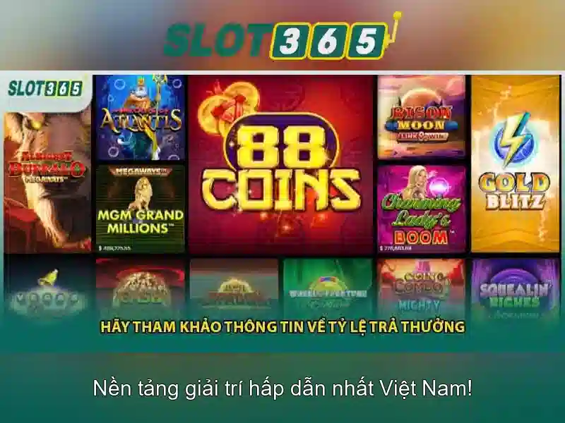 SLOT365 – Trải Nghiệm Slot365 XX VIP Đỉnh Cao Trong Ngành Slot 2026